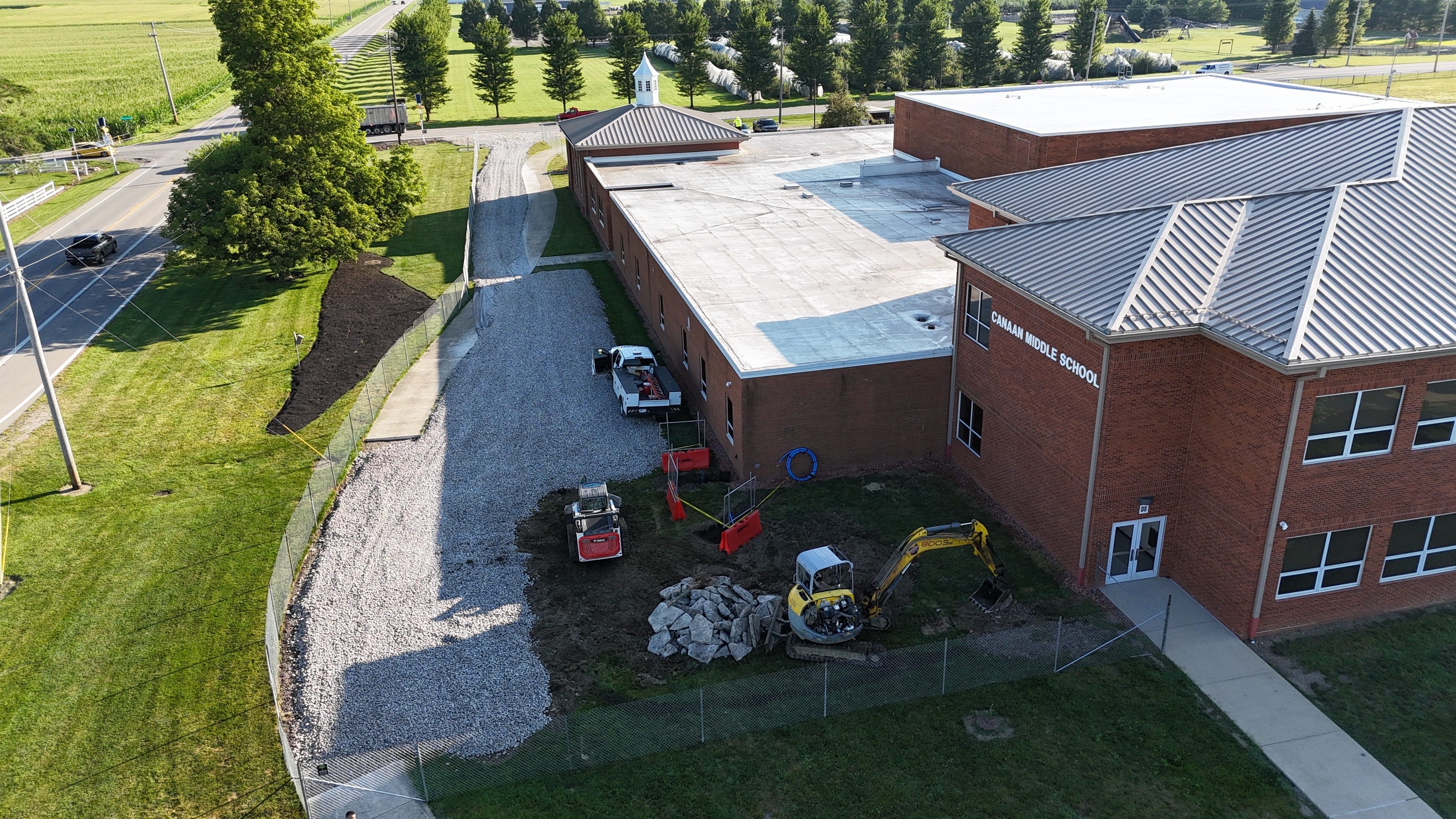 construction started at Canaan