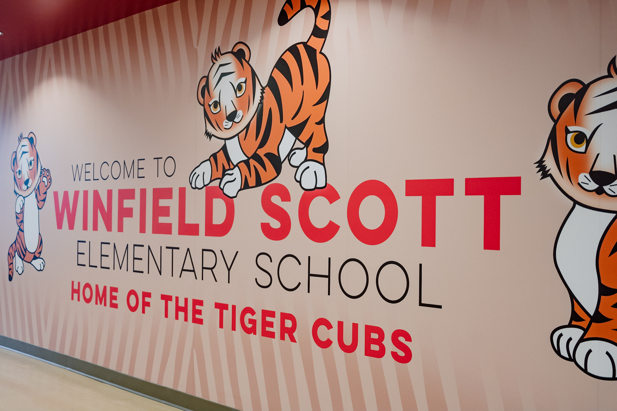 Winfield Scott Tiger Cubs Mural