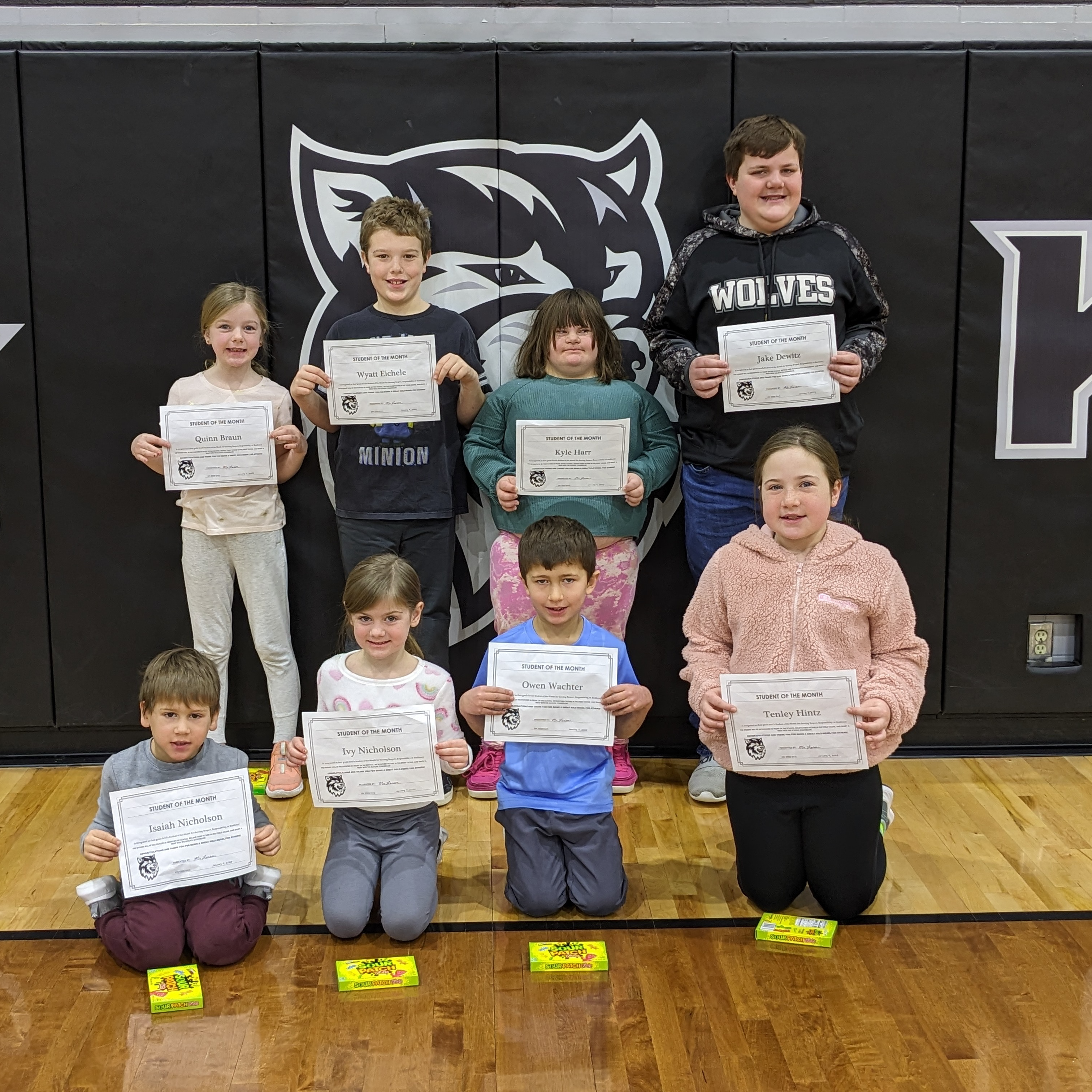 December Elementary Wolves of the Month