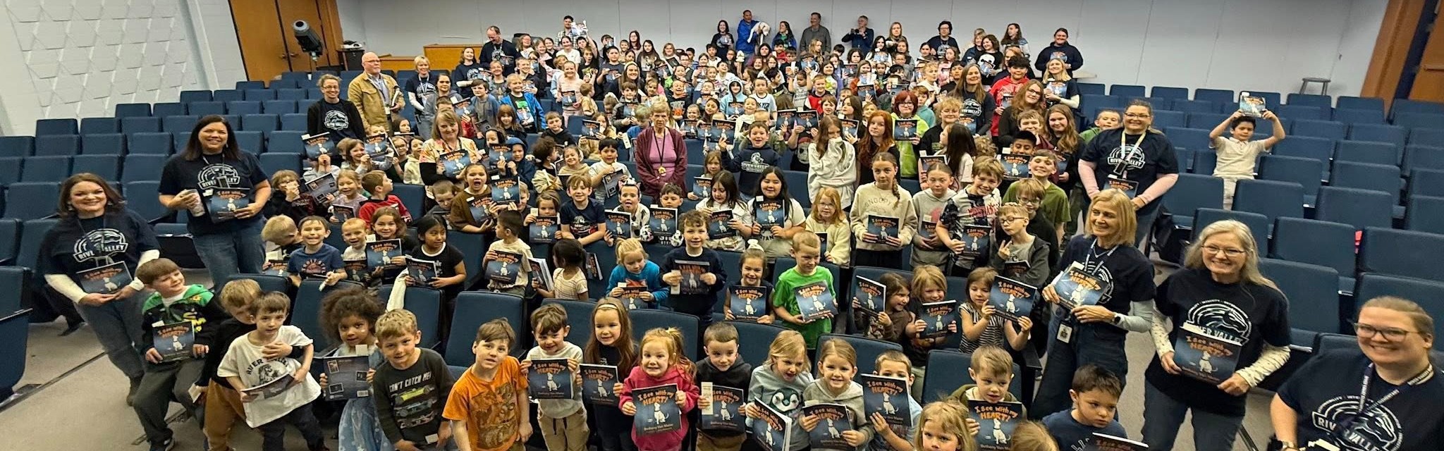 RV Elementary, Author Bethany Van Meter, Josh Van Meter and River 