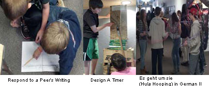 Photos of some activities.