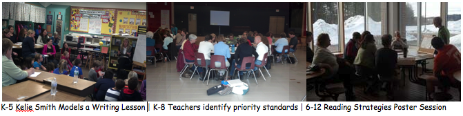 Photos of school activities.
