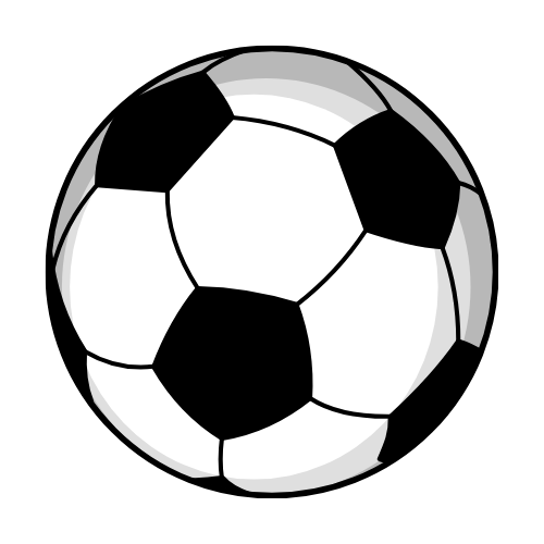 black and white soccer ball on white background