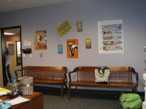 Photo of the waiting area.