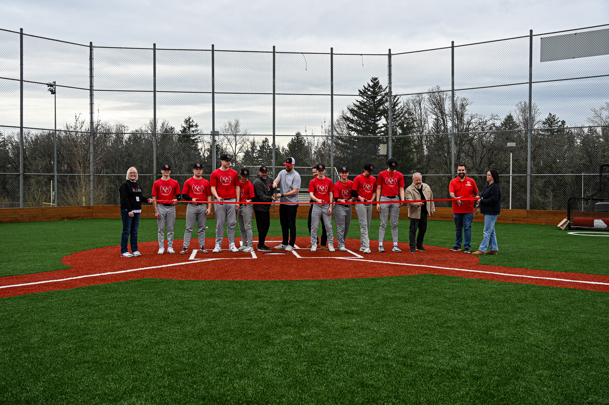 OCHS Varsity Baseball Ribbon Cutting