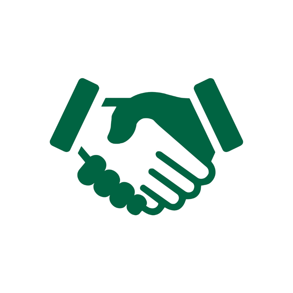 Shaking hands