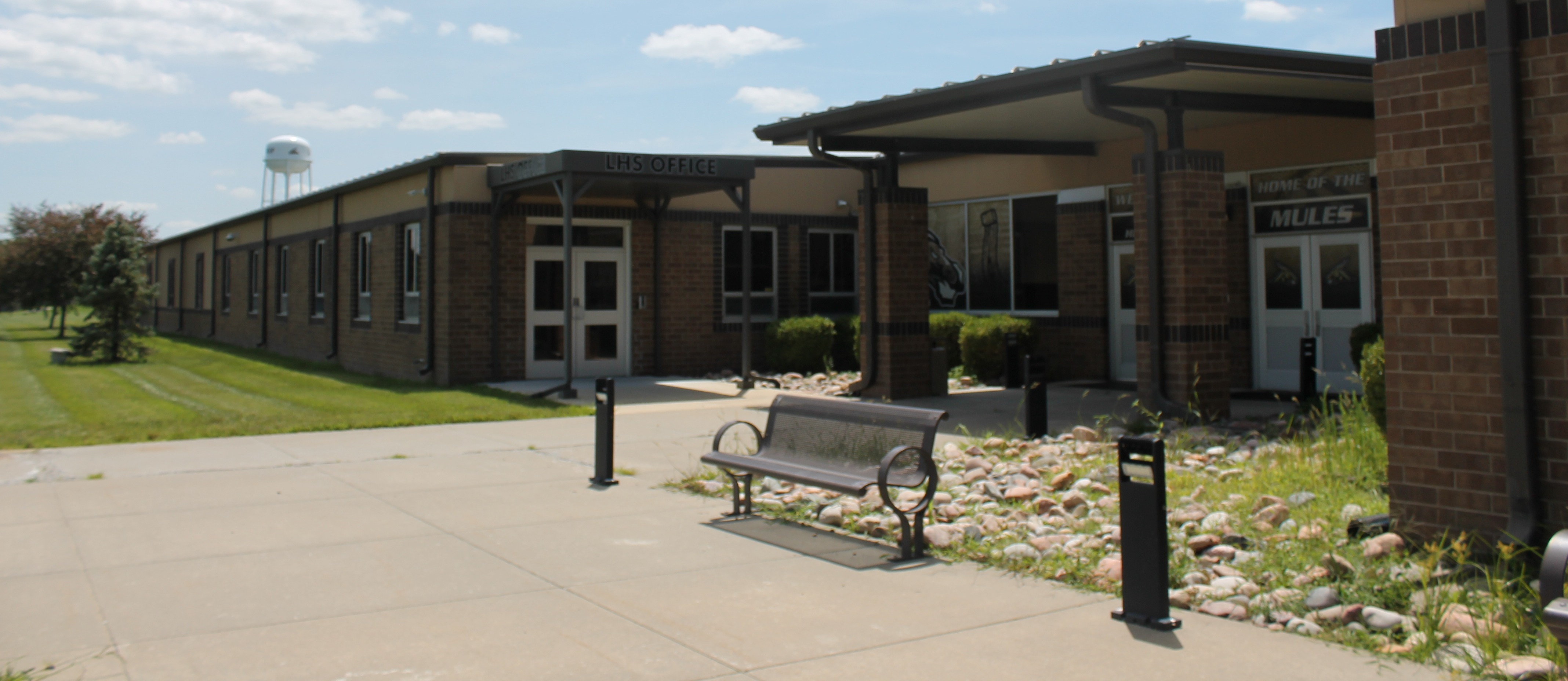 Lathrop High School building