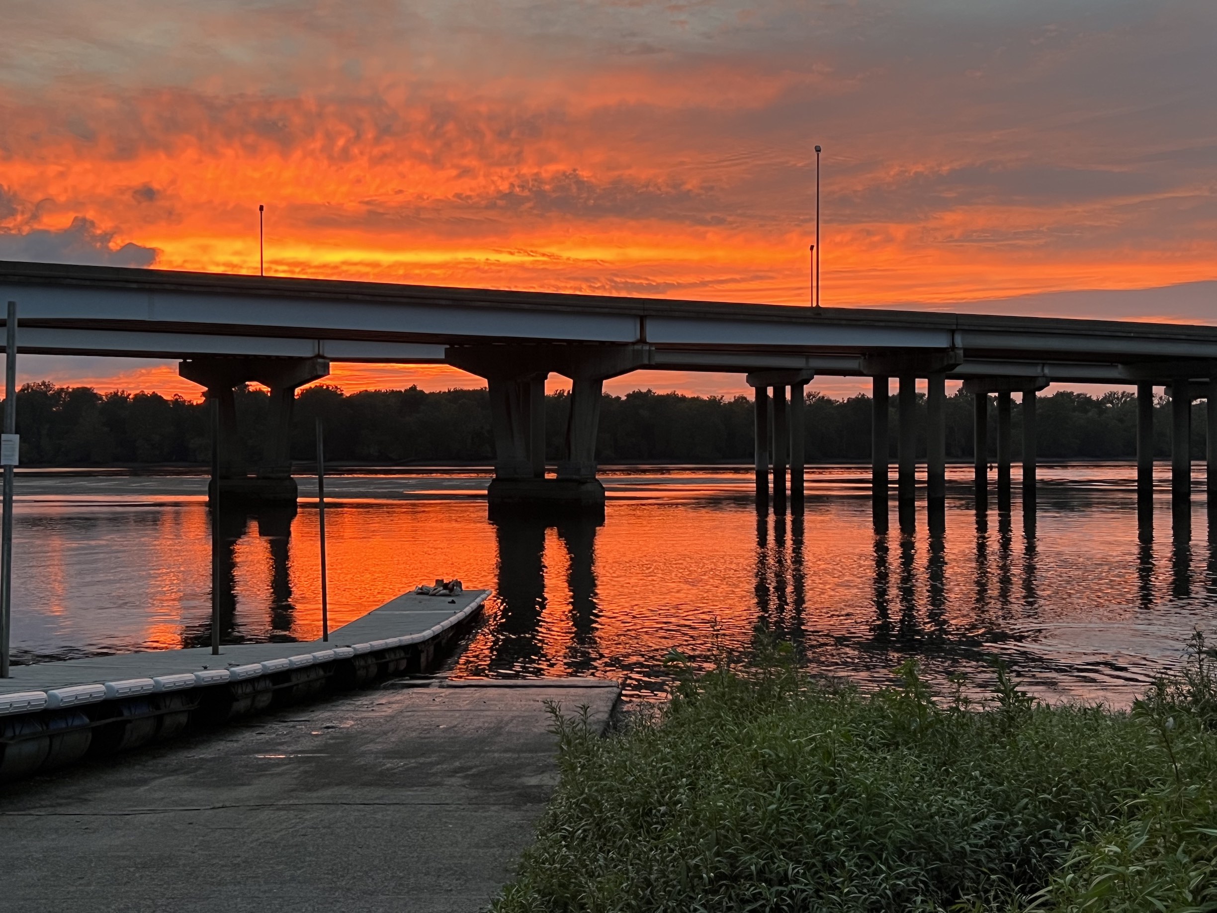 Bordentown Beach at Sunset