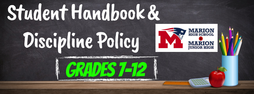 Student Handbook & Discipline Policy - Grades 7-12