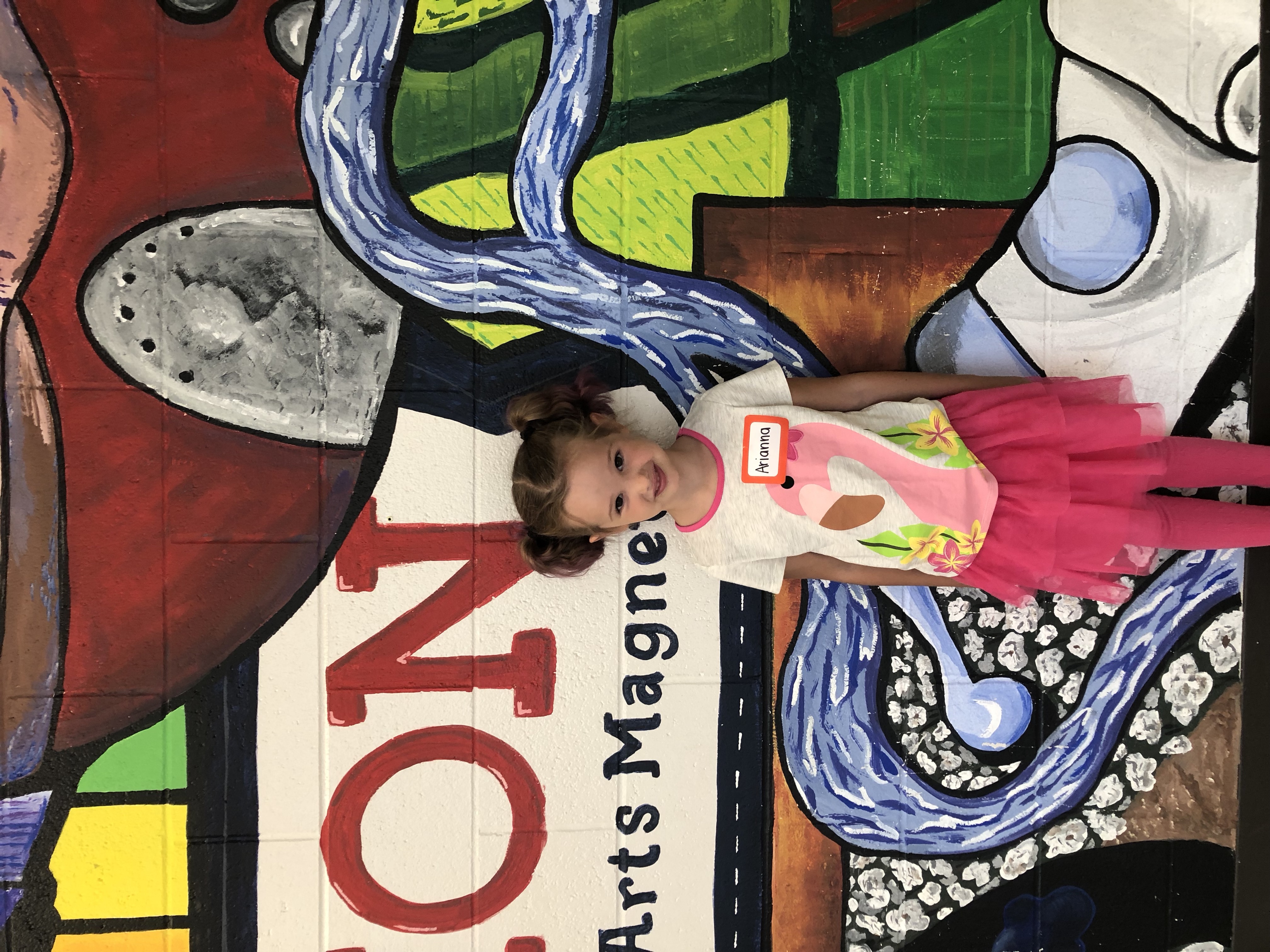 A photo of a student in the 2019 Kinder Kamp.