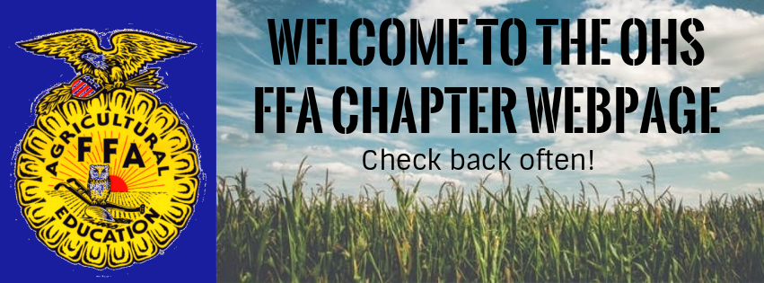 OHS FFA Capter Webpage