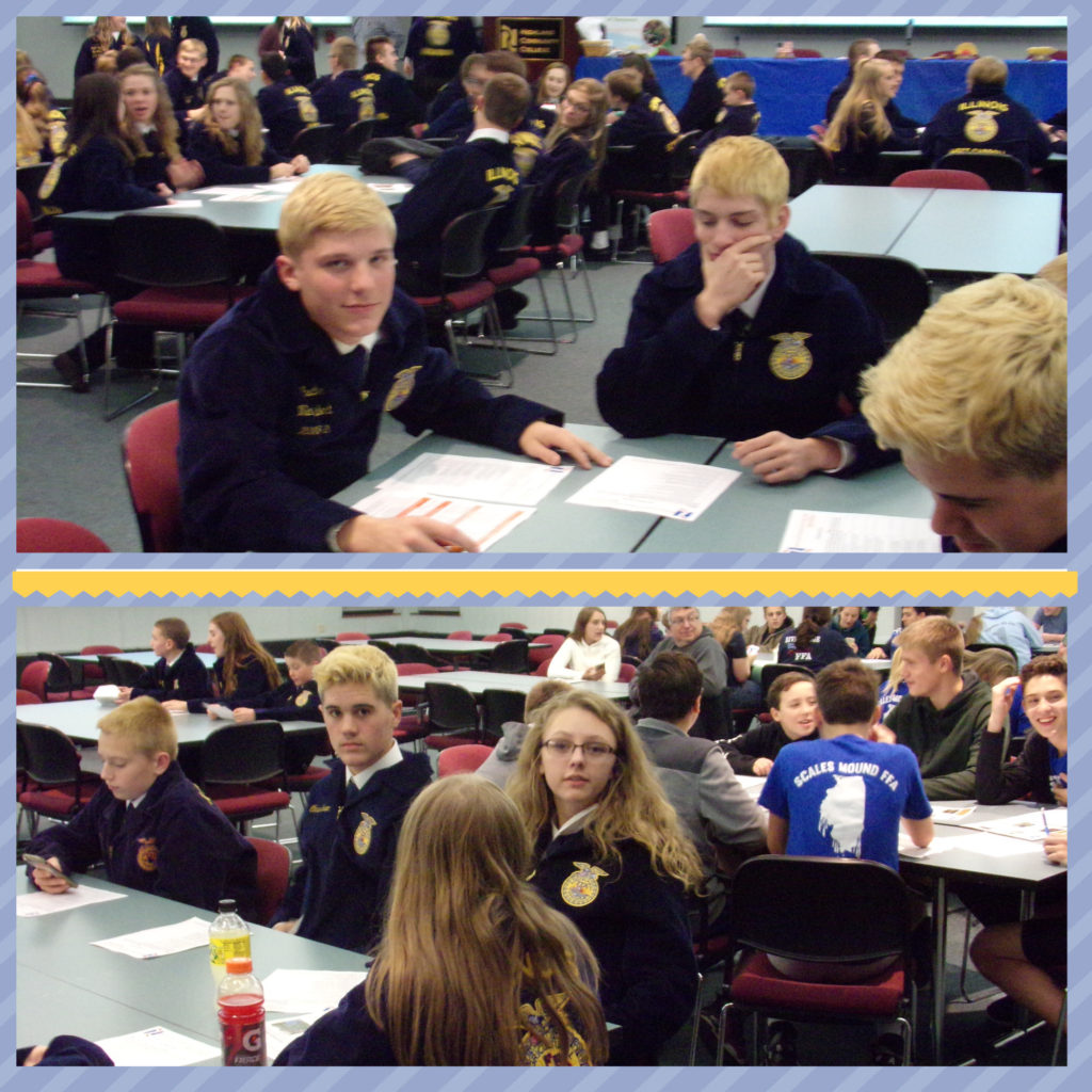 Leadership training school at Highland Community College to build team activities. Members that attended were: Sierra Eversoll, McKayla Riemer, Noah Asche, Chase Bowen, Dawson Stamm, Zack Isely, and Tamara Broege.