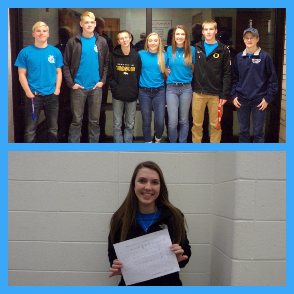 The Orangeville FFA Agronomy team competed on Nov. 27th at Eastland High School.