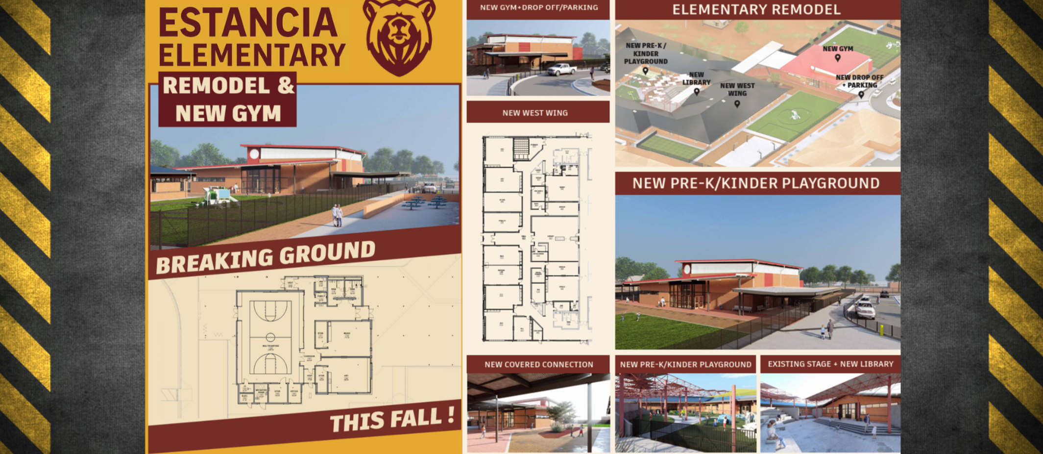 Flyer for upcoming construction project