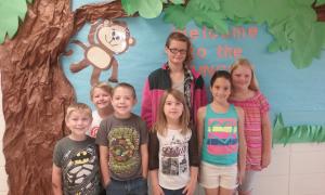 Photo of the September 2015 Students of the Month.