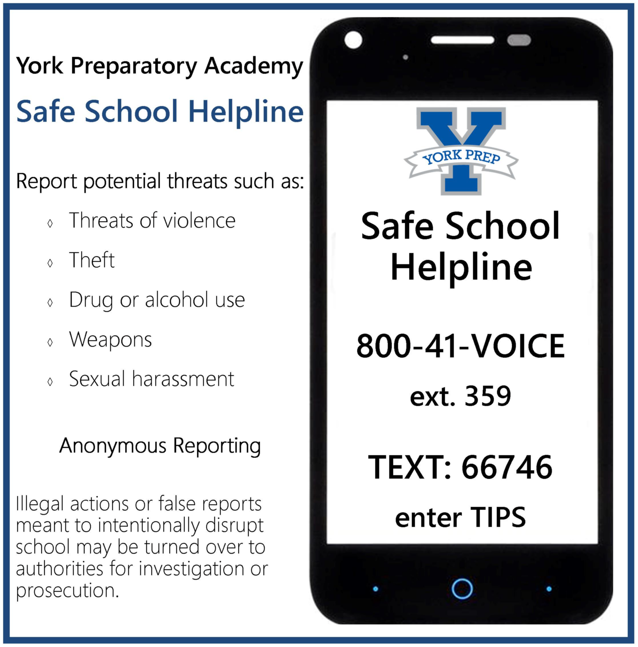 Safe School Helpline image