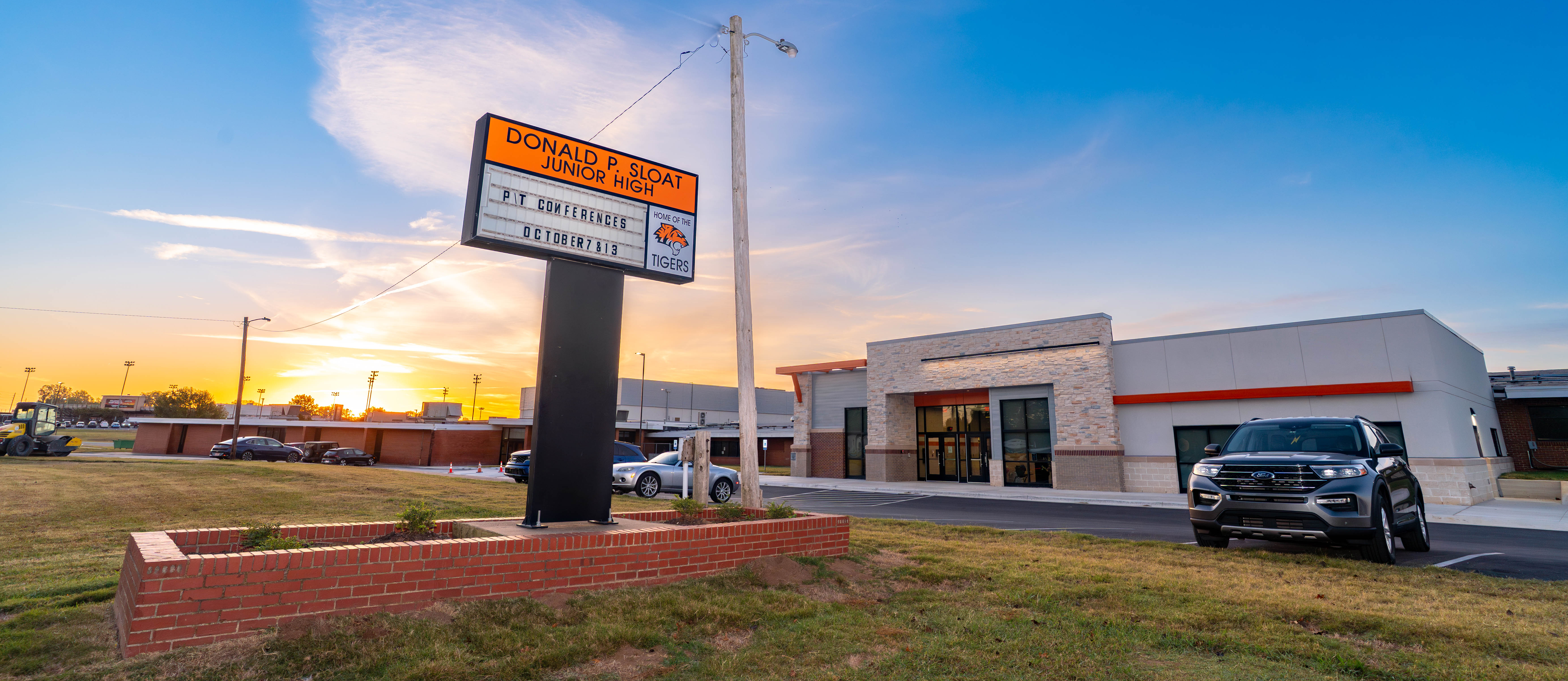 photo of front of school