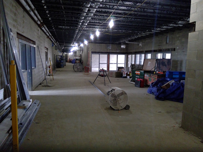 Photo of Downstairs extended learning area.