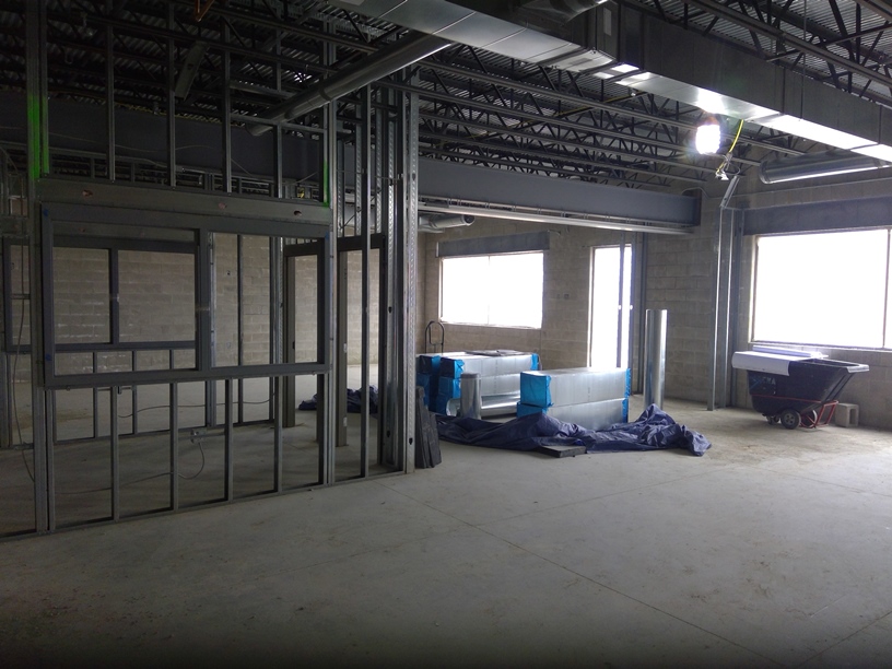 Photo of the Downstairs classrooms.