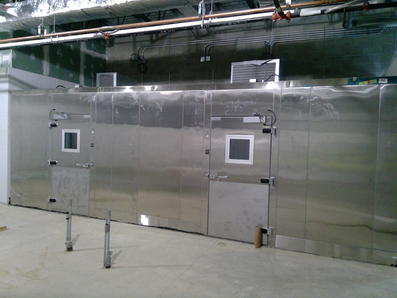 Photo of the Kitchen with high efficiency freezer and cooler.