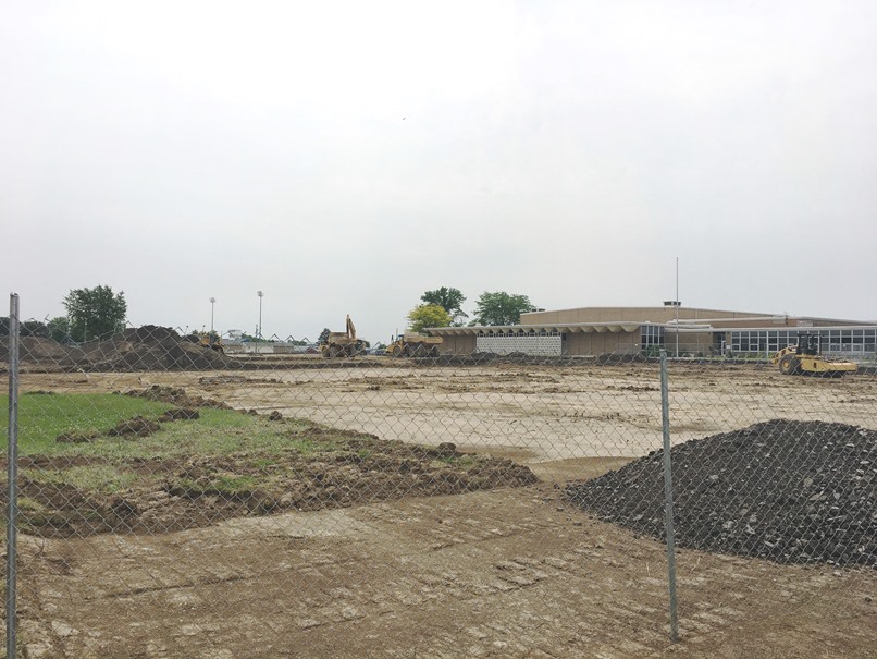 Photo of the construction.