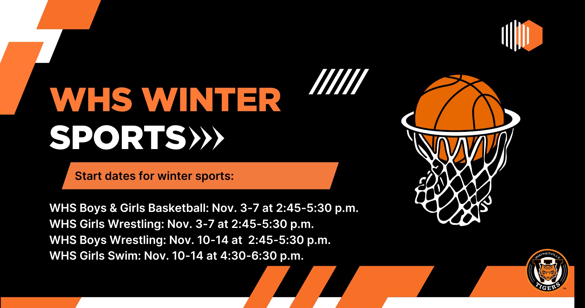 Winter Sports Dates