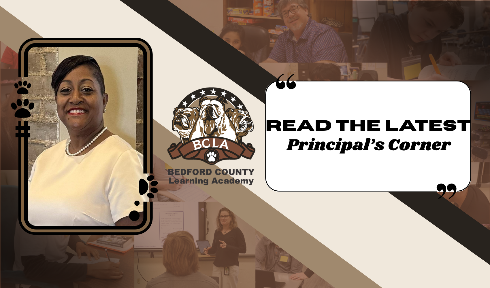 Read the latest Principal's Corner