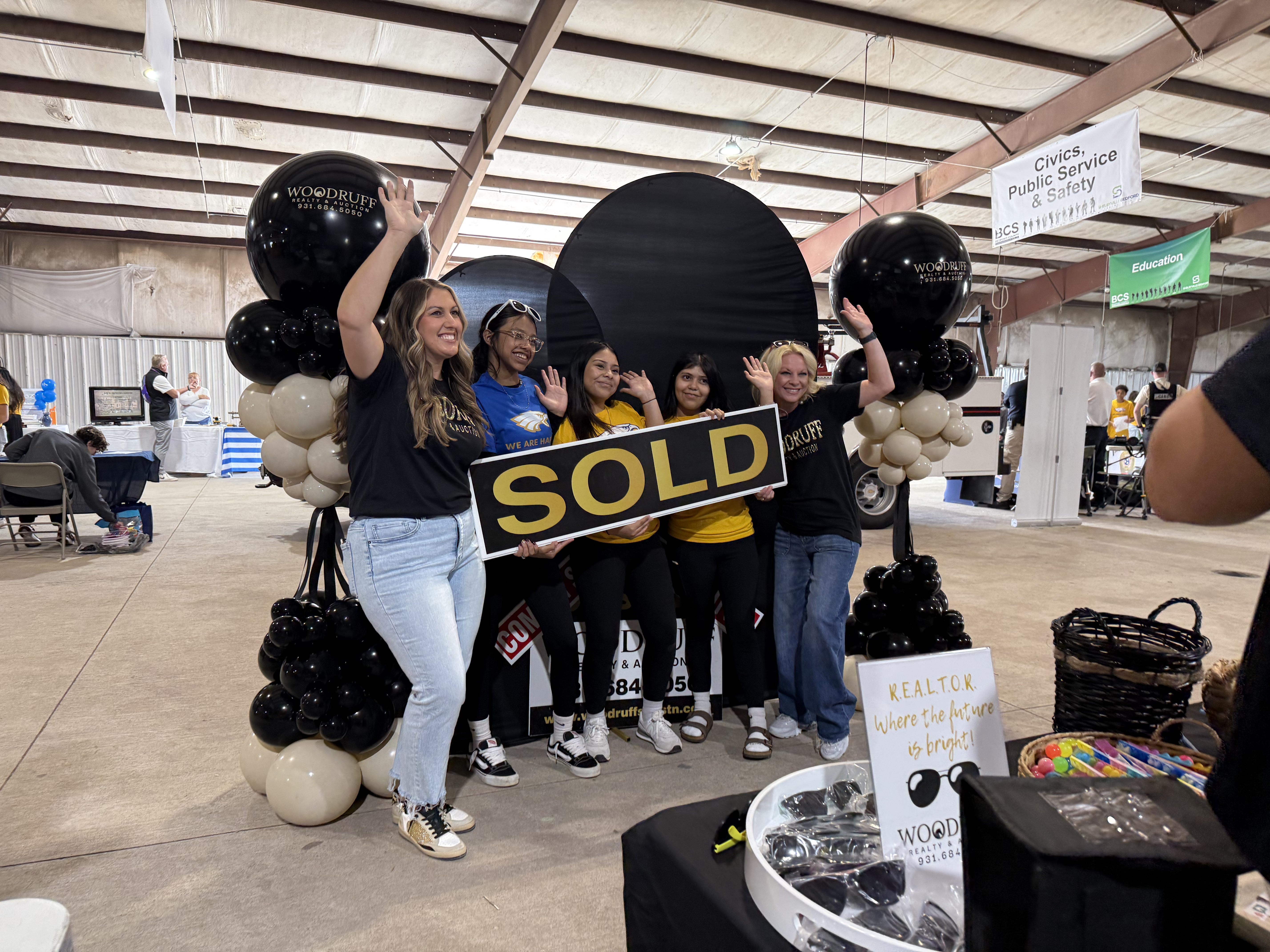 Students learning about real esate