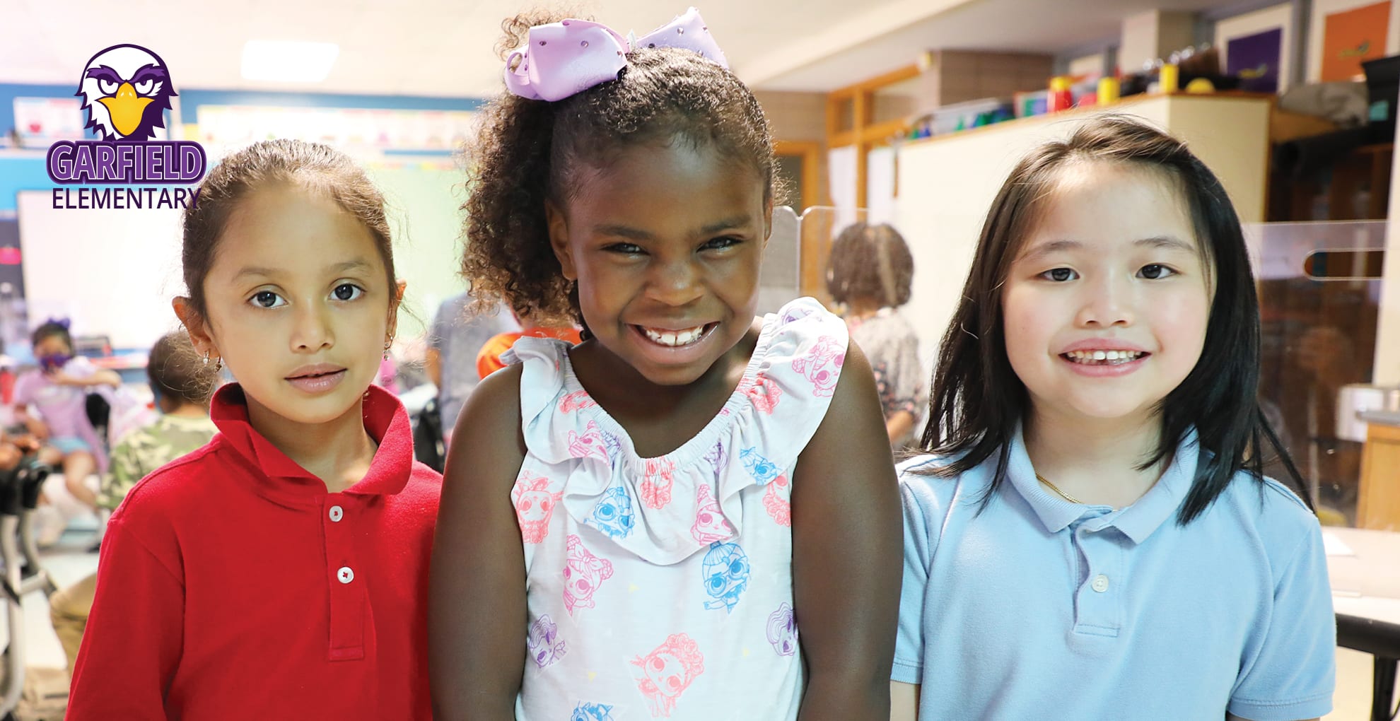 Garfield students smiling