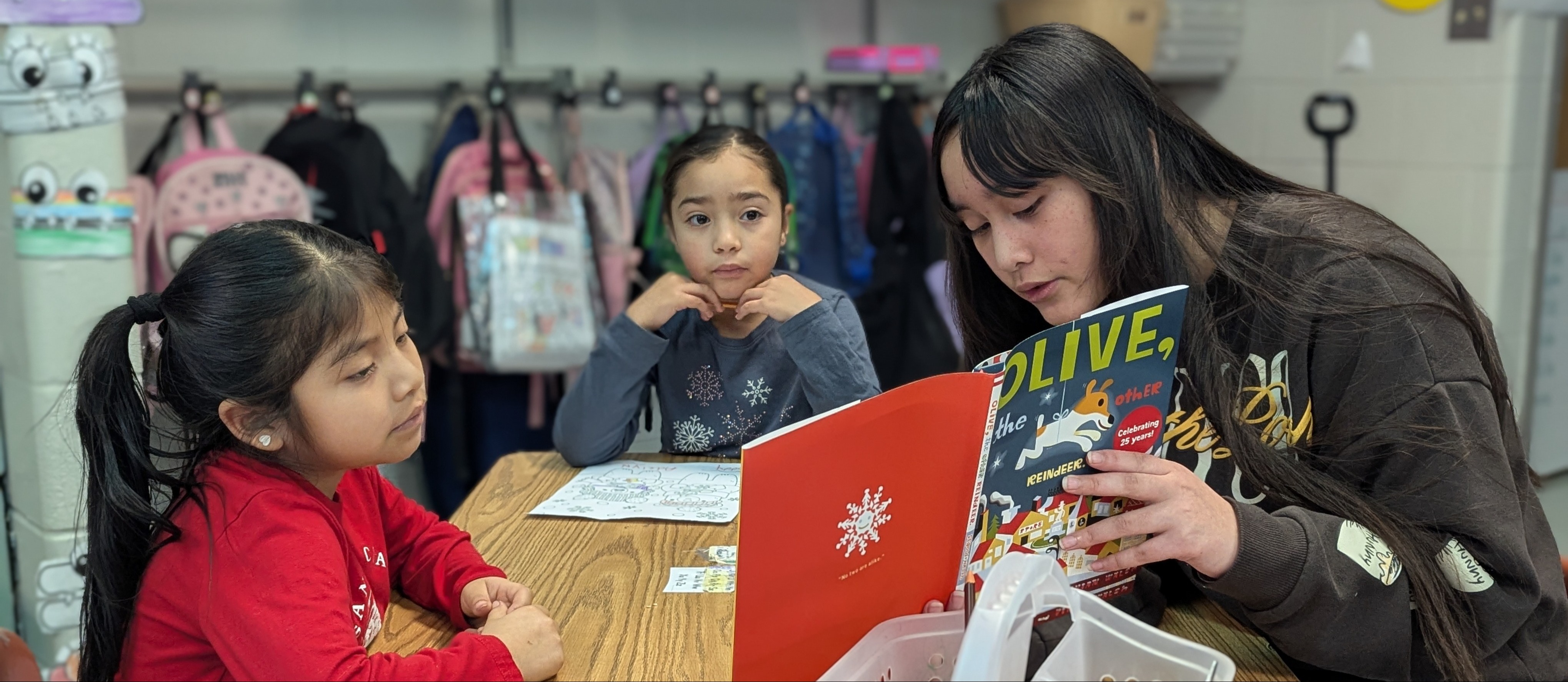 Pitcher students smiling