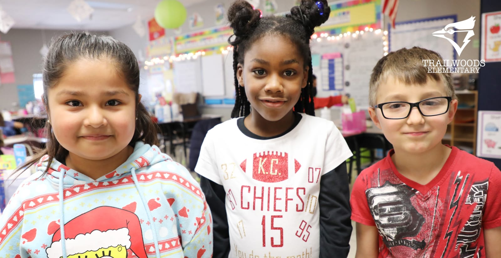 Trailwoods  students smiling