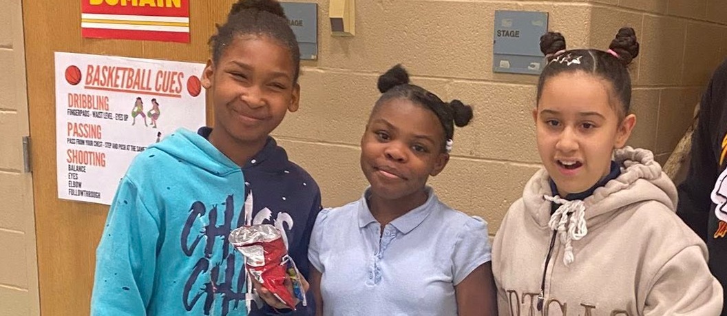 Wendell Phillips Elementary school and students