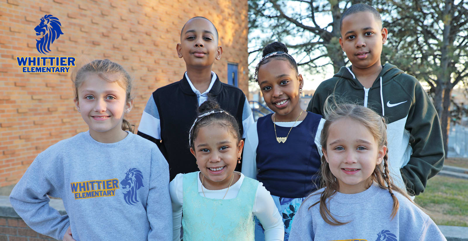 Whittier students smiling