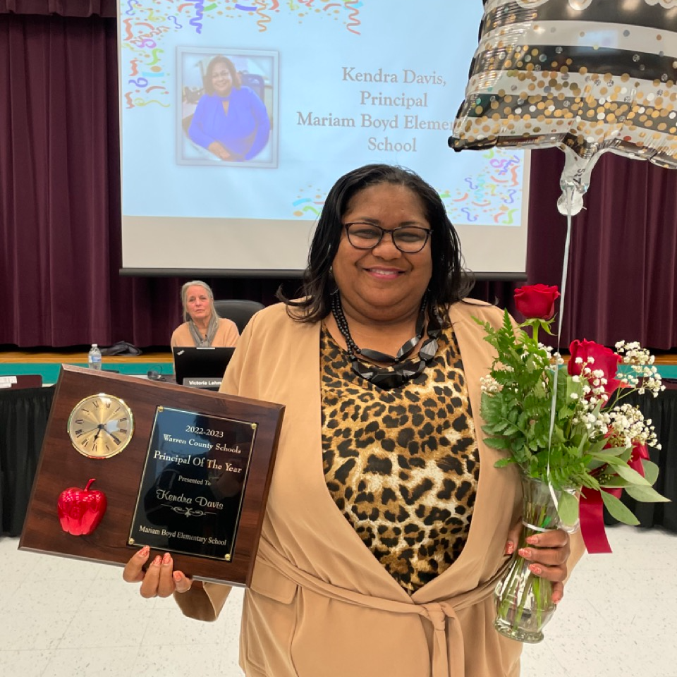Principal of the Year: Kendra Davis  - Mariam Boyd Elementary