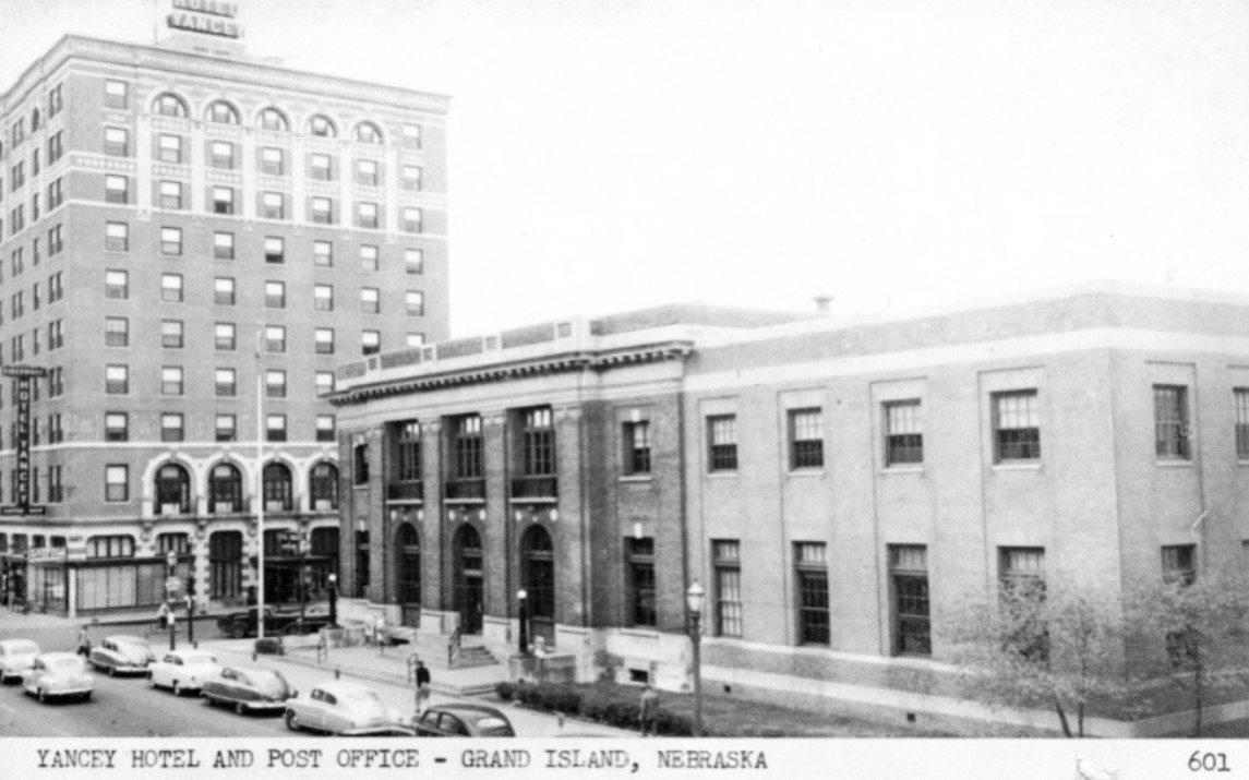  THE FEDERAL BUILDING  Supervising Architect of the Treasury James Knox Taylor designed the new post office and federal building in Grand Island, authorizing the final architectural plans in 1908. Workers completed the building, which officially opened on November 26, 1910, at a cost of $108,000.00.  Postal facilities occupied the first floor of the new building, while the second floor held a two-story district courtroom and associated court offices. As its population increased, Grand Island required expanded postal services and additional federal office space. In 1933, local architect Charles W. Steinbaugh designed an addition to the building, which opened in 1935. Two years later, the post office began housing the headquarters for Grand Island's Works Progress  Administration (WPA) district office, a function that it served until 1939.  In 1968, the U.S. Postal Service vacated the building after securing a new facility. The same year, the GSA purchased the building and renovated the first floor into office space for federal agencies.