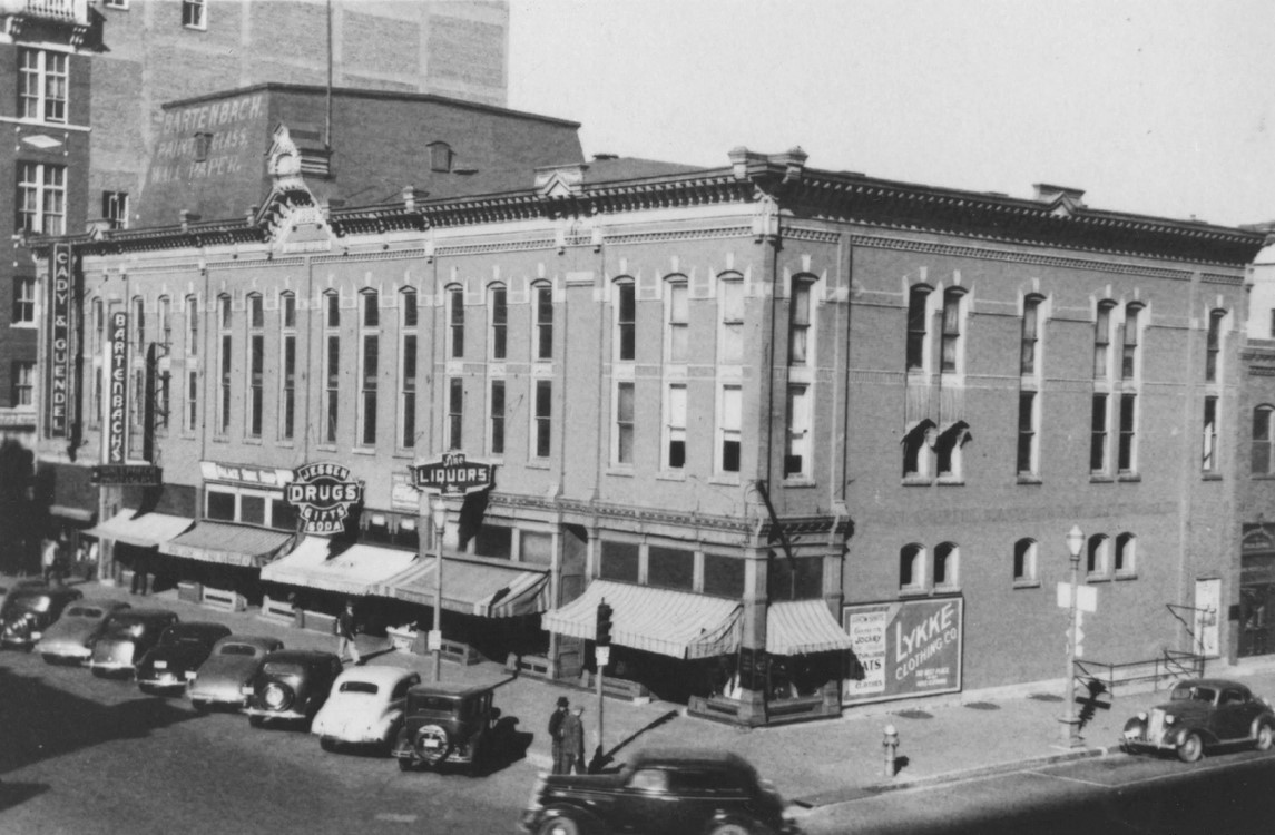 Bartenbach Opera House  Bartenbach’s Opera House was completed in August 1883 with six street level retail spaces, one of which was the Bartenbach Paint Store (now Bartenbach Gallery).  The second floor was home to the Bartenbach Opera House. A street front entrance led to 'the ticket booth and main auditorium with a balcony, providing seating for 1000. Local talent and professional touring shows entertained area residents for 45 years.  The Opera House’s last professional show ran in 1927.  Notable talents appearing included Buffalo Bill Cody, Al Jolson, The John Phillips Sousa Band and John Barrymore.  The American Legion Convention was the last to use the opera house in 1934. In the 1950s, the remnants of the -Opera House disappeared to become rented office space.