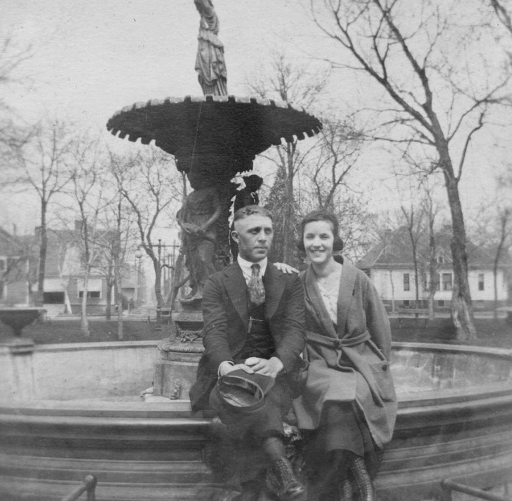  pioneer park  fountain restoration project  The Hall County Historical Society has restored the Centennial Fountain in Pioneer Park to its former glory.