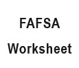 FAFSA worksheet