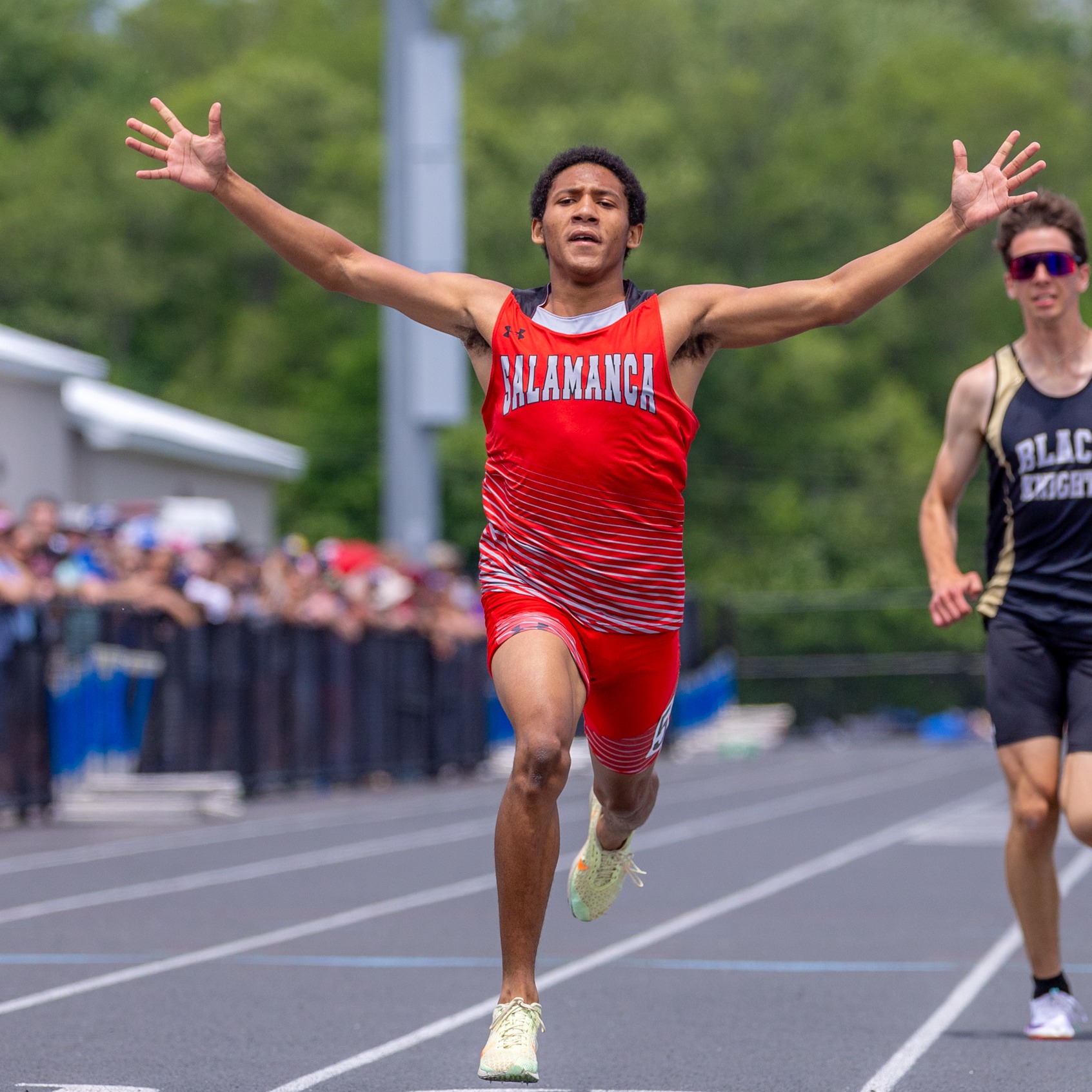 X Escobar at State Qualifiers Track 2026 season