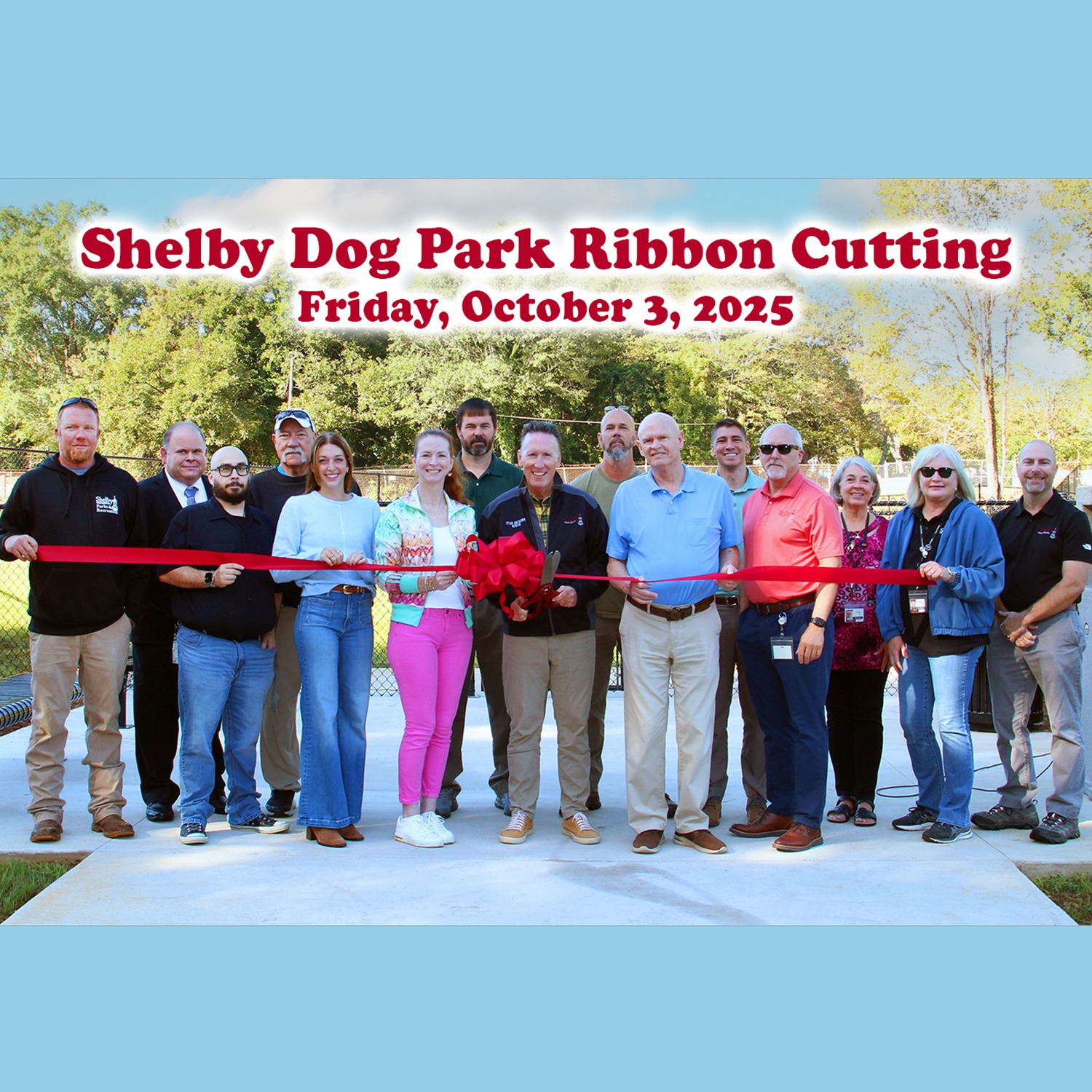 Dog Park Ribbon Cutting