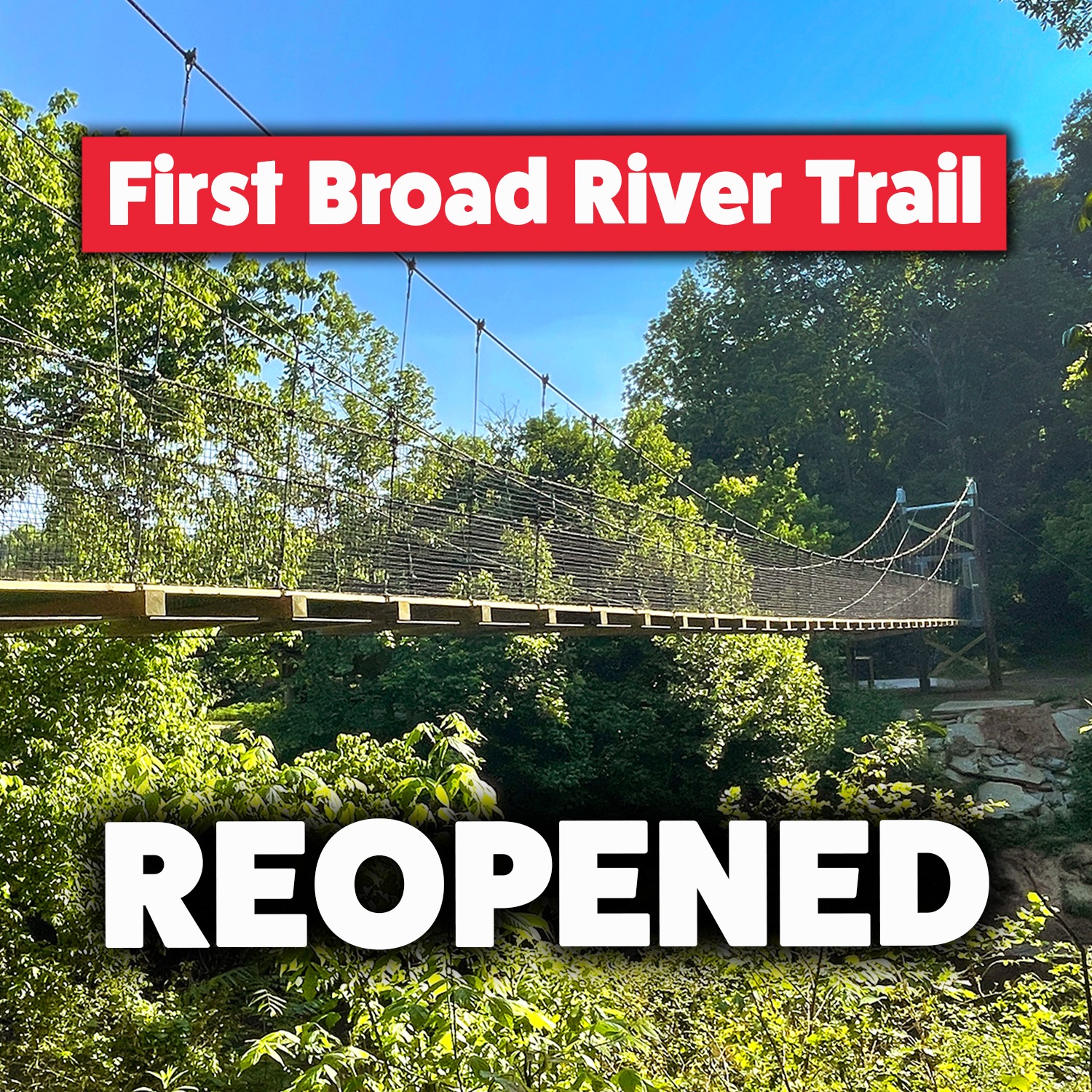 First Broad River Trail Reopened