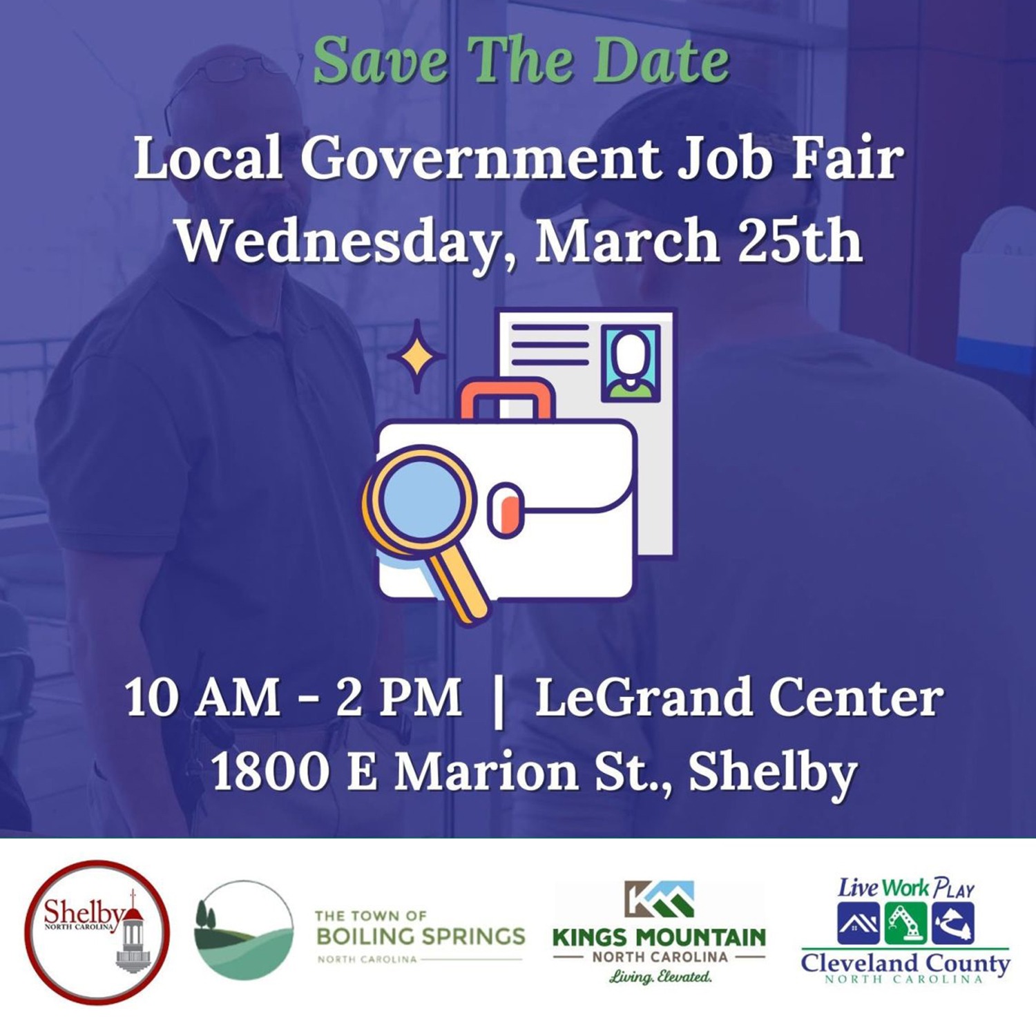 Local Government Job Fair - Wednesday, March 25, 2026