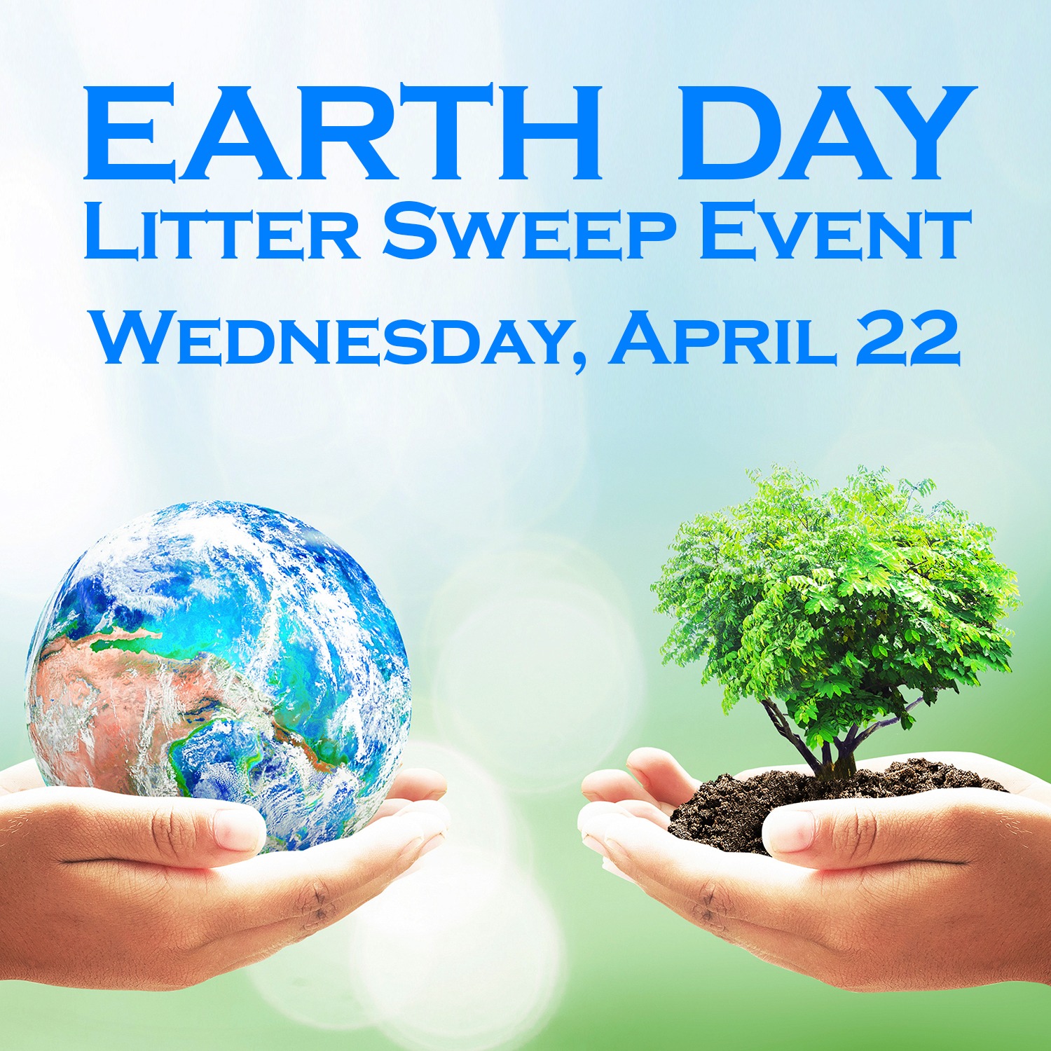 Earth Day Litter Sweep Event