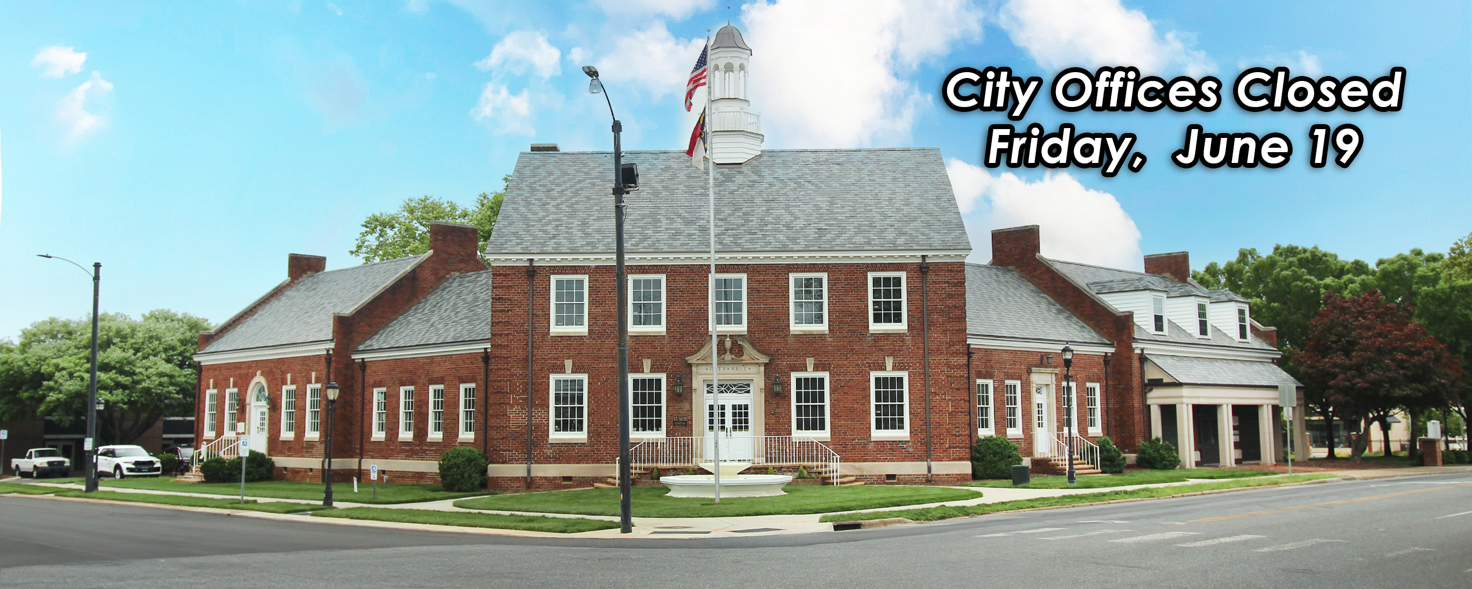 City Offices Closed on Friday, June 19, 2026