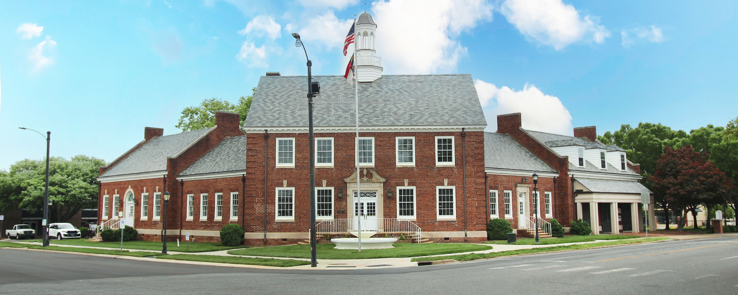 City Hall building from across the street