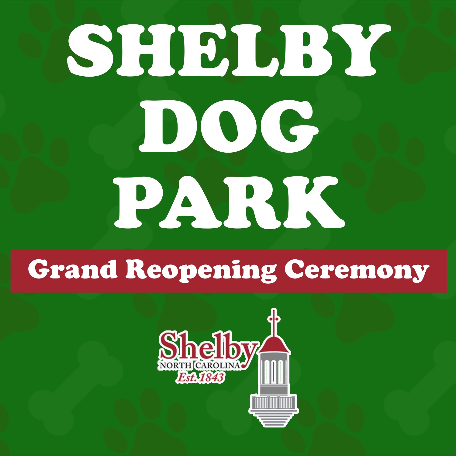 Shelby Dog Park Grand Reopening Ceremony