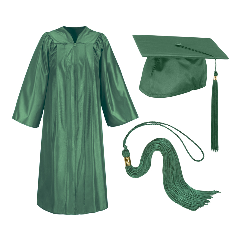 Graduation cap and gown