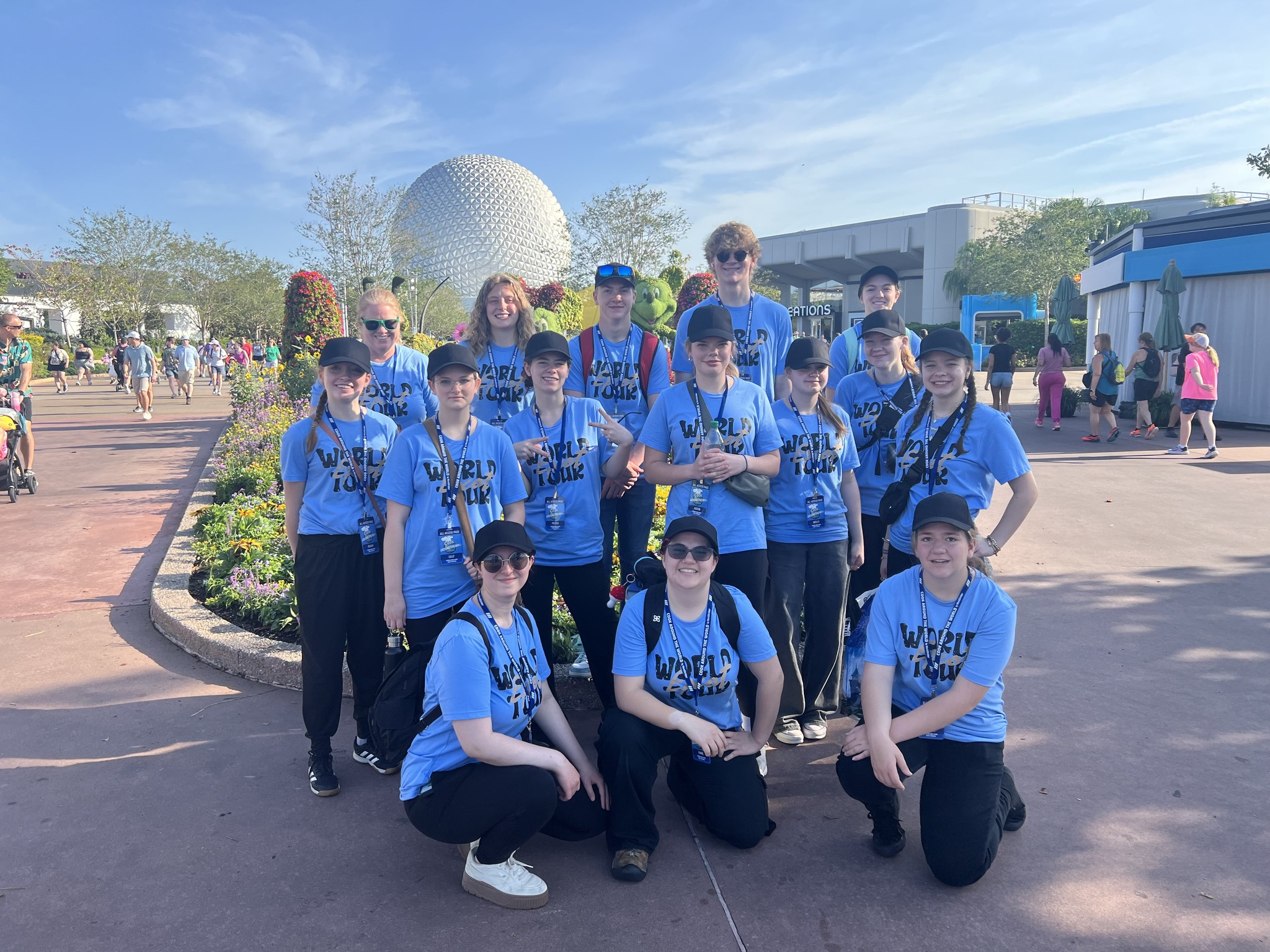 Culinary ProStart students at a competition at Disney World