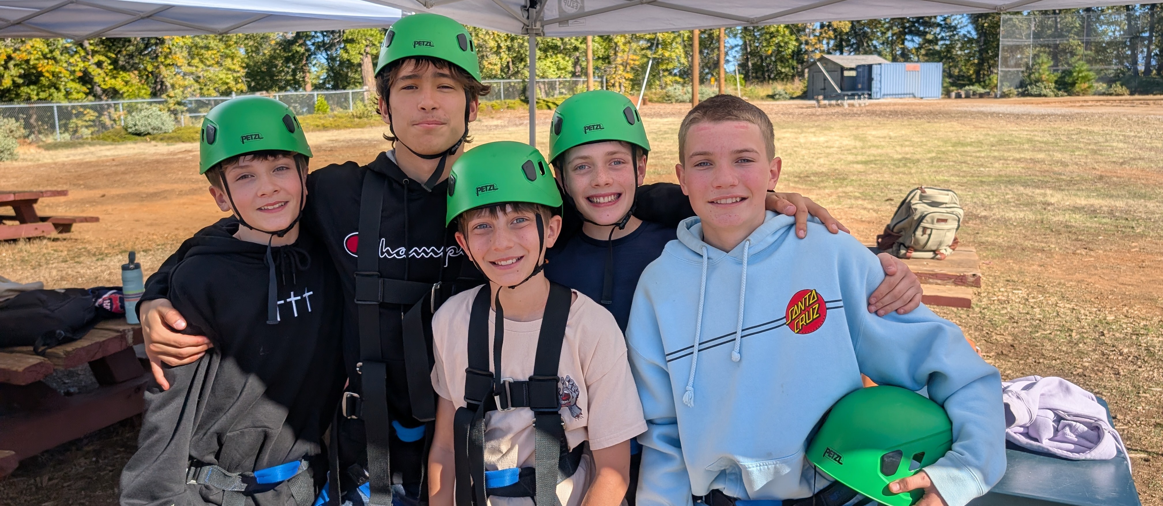 8th grade Ropes Course