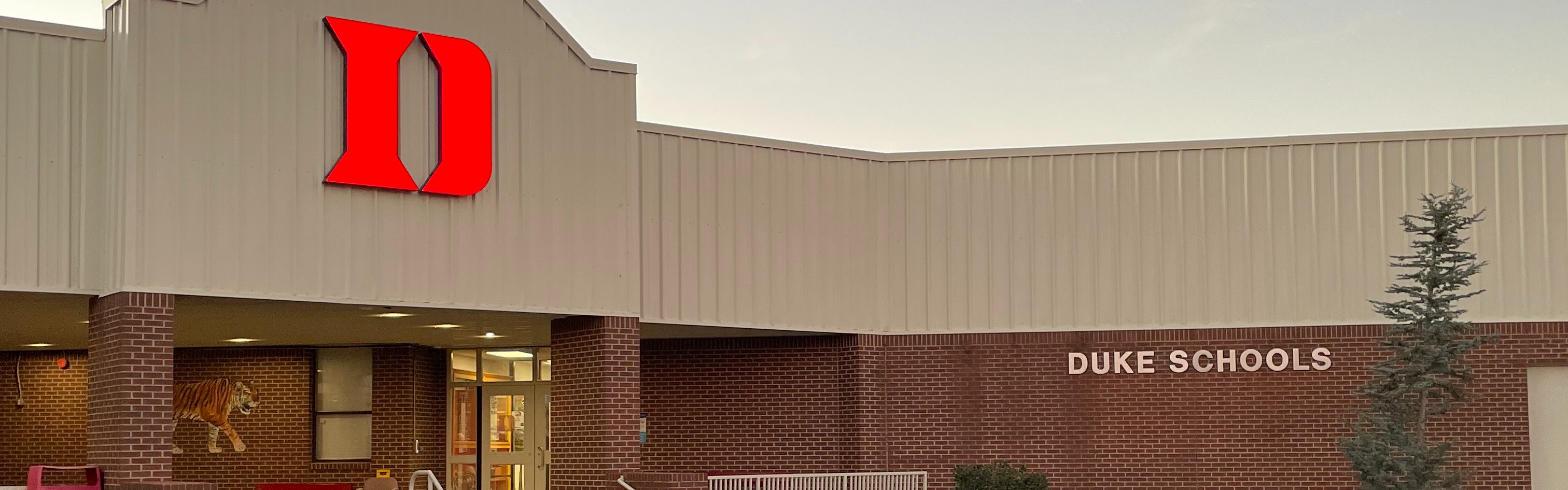 exterior of school building